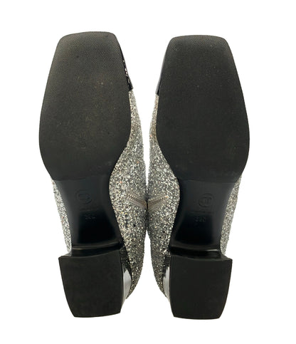 CHANEL ショートブーツ サイドジップ G33221 レディース SIZE 39 シャネル