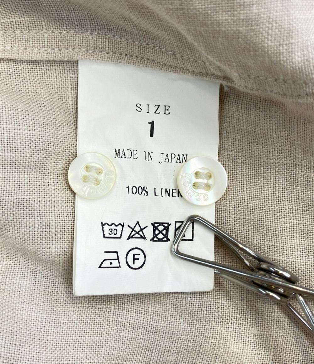 semoh 長袖シャツ リネン100% n 27-1-04 レディース SIZE 1 (S) セモー