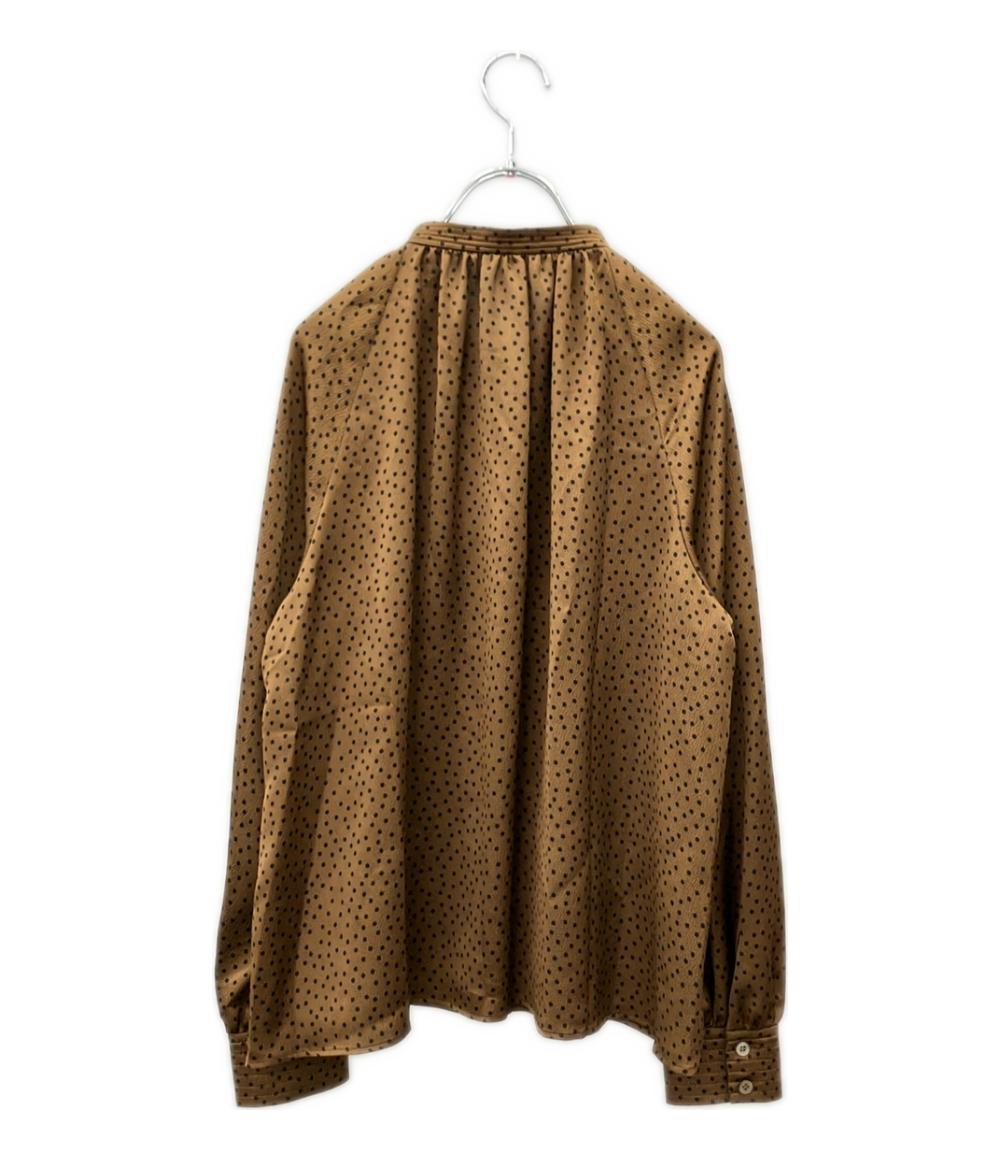 美品 LANVIN en Bleu リボンタイブラウス レディース SIZE 38 (S) ランバンオンブルー