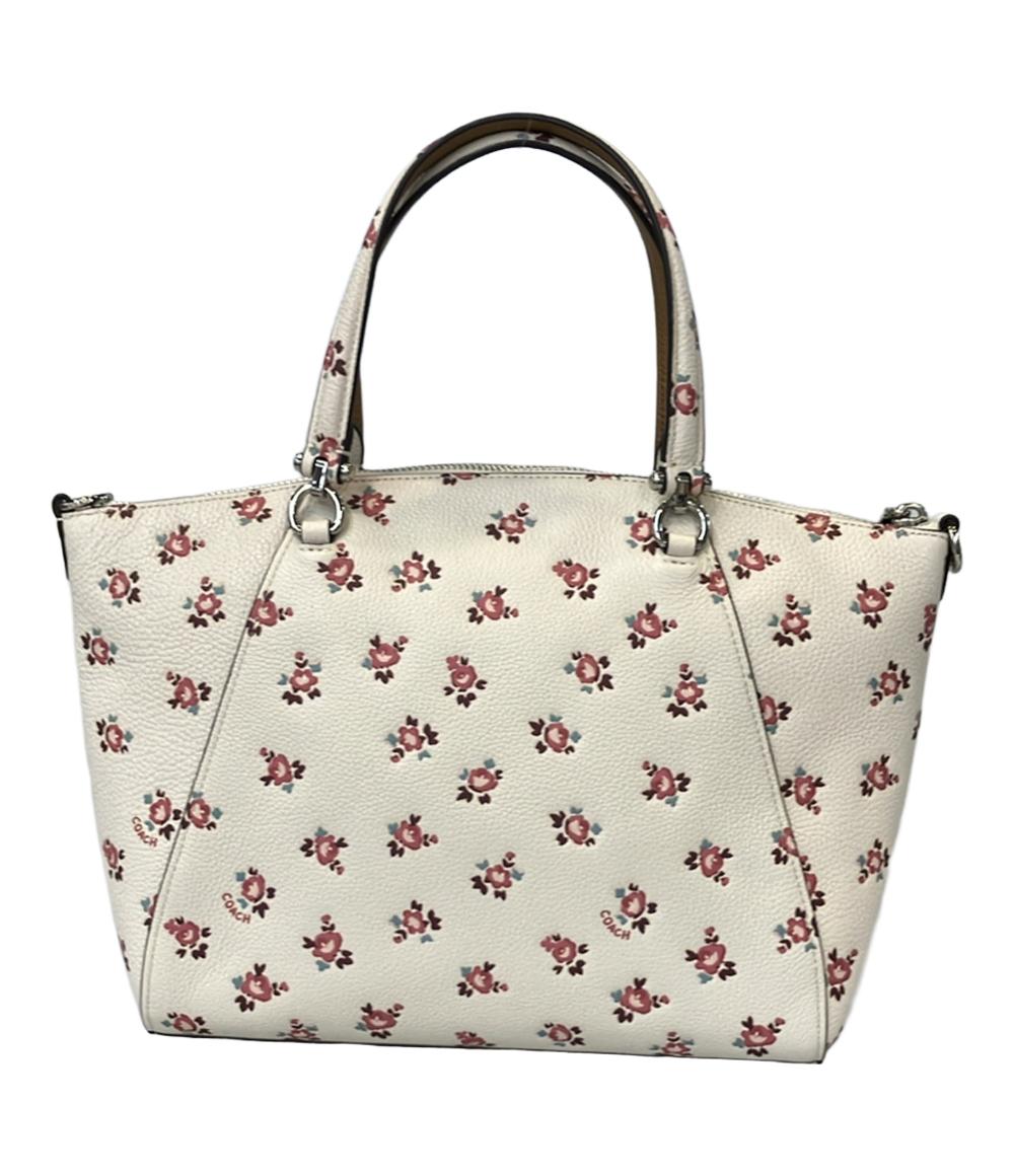 美品 コーチ 2WAY トートバッグ ショルダーバッグ 斜め掛け プレーリーサッチェル フローラルブルームプリント 26792 レディース COACH