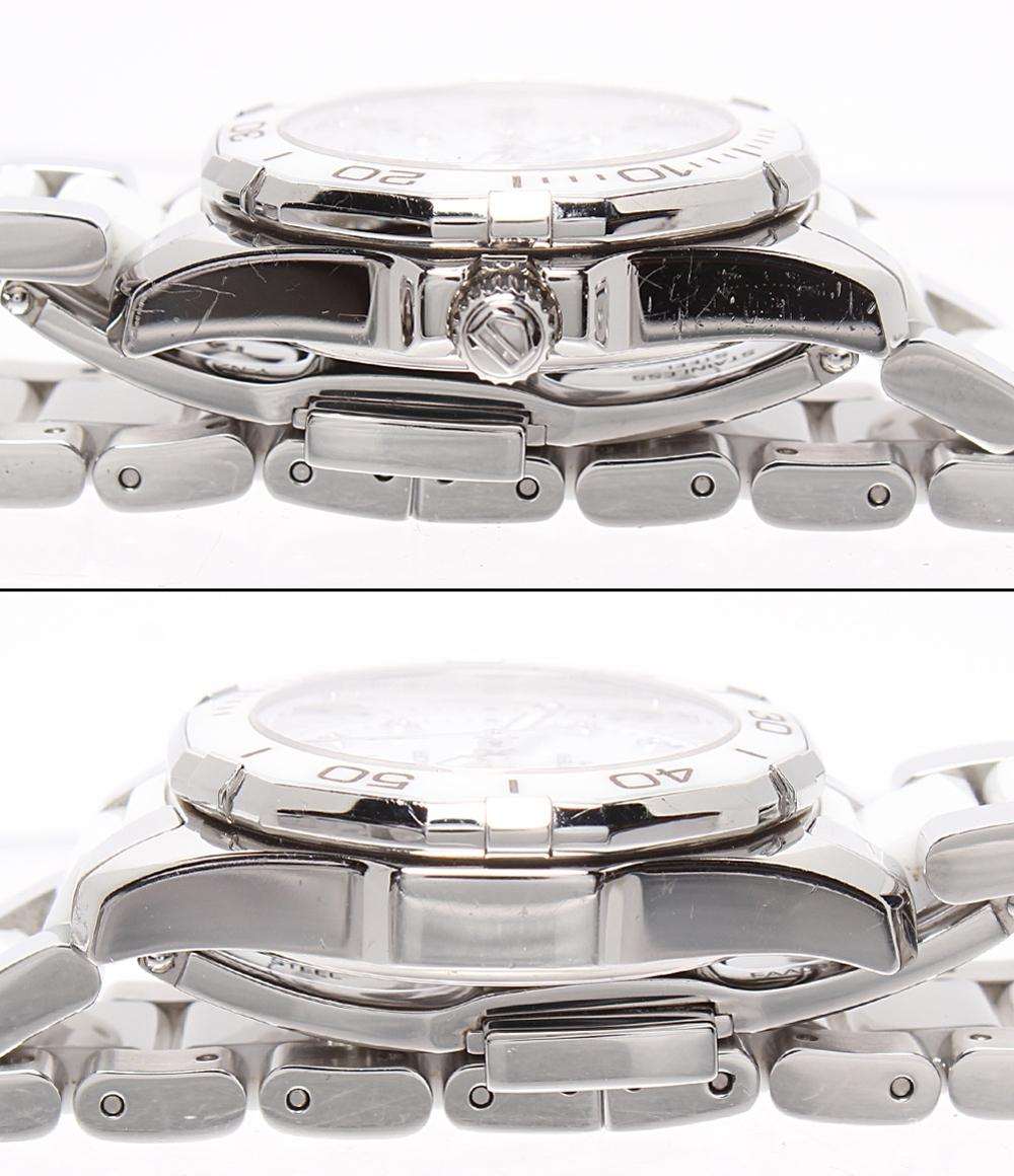 TAG HEUER 腕時計 アクアレーサー レディ スティール＆セラミック クオーツ ホワイト WAY141D.BA0919 レディース タグホイヤー