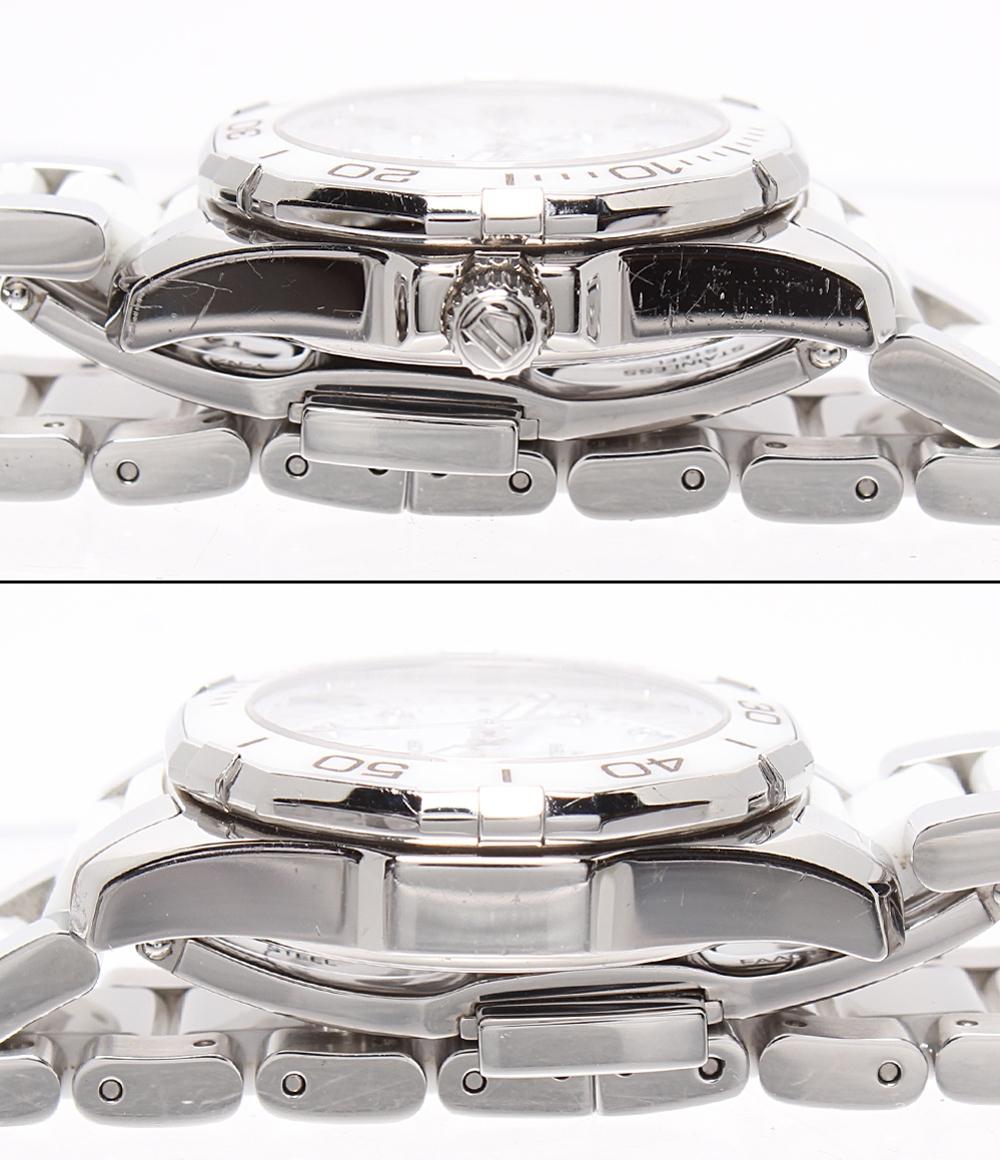 TAG HEUER 腕時計 アクアレーサー レディ スティール＆セラミック クオーツ ホワイト WAY141D.BA0919 レディース タグホイヤー