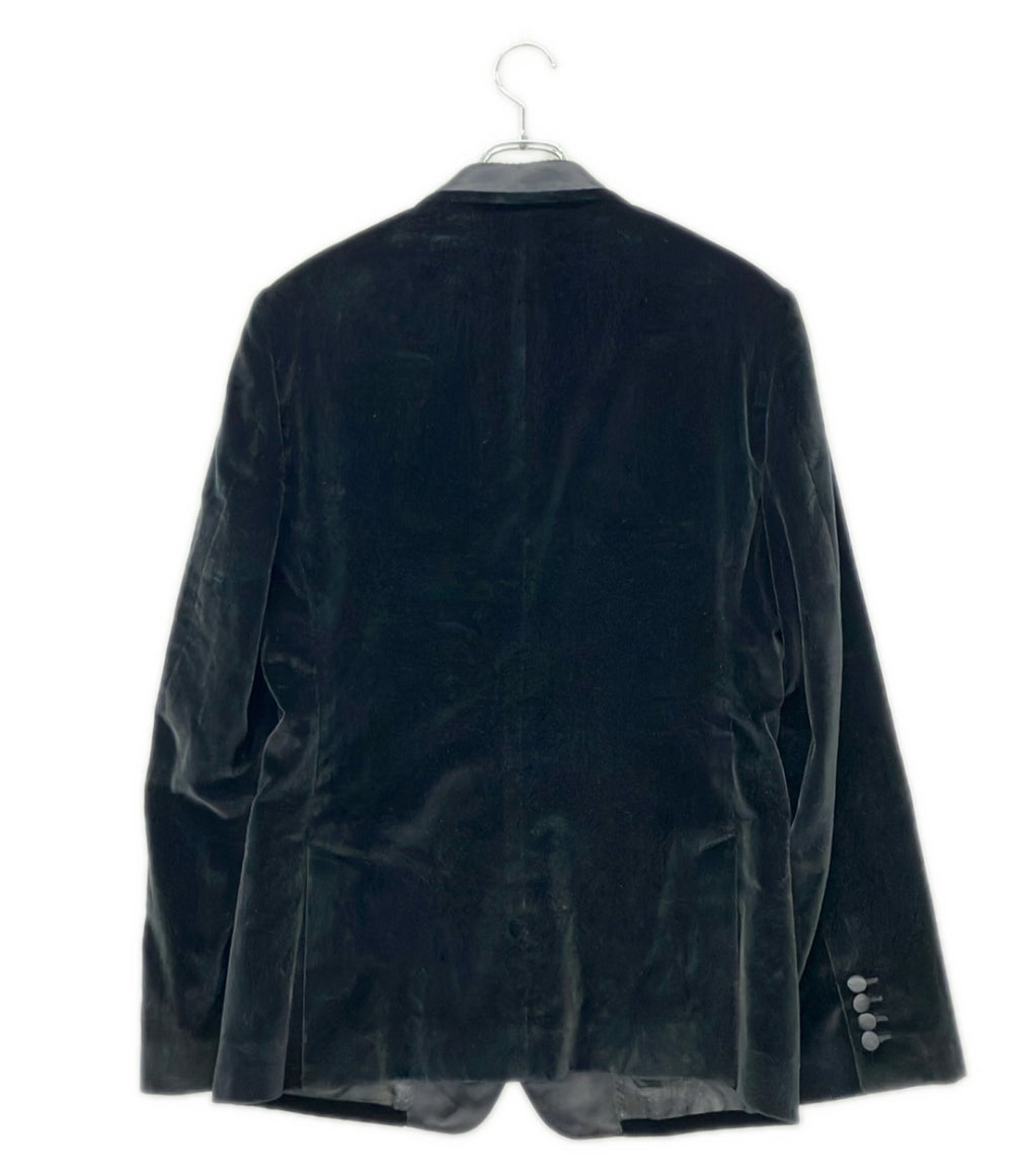DOLCE & GABBANA テーラードジャケット ベロア メンズ SIZE 50 (XL) ドルチェアンドガッバーナ