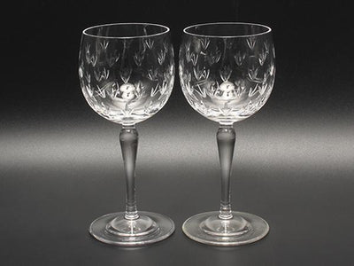 ティファニー ワイングラス 2点セット ペア フローレット TIFFANY&Co.