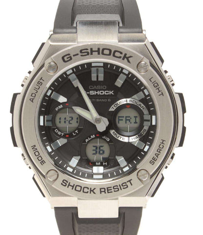 CASIO 腕時計 Gスチール G-STEEL G-SHOCK ソーラー ブラック GST-W110-1AJF メンズ カシオ