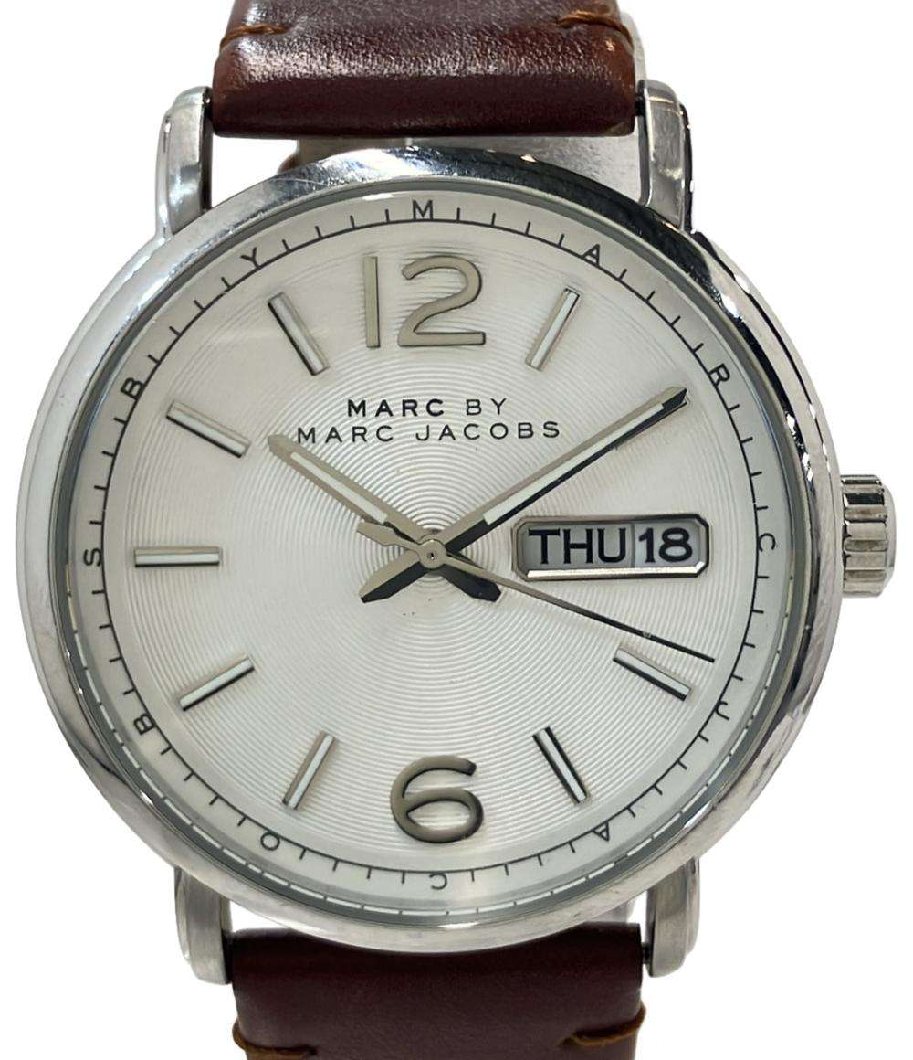マークバイマークジェイコブス 腕時計 クオーツ シルバー MBM5080 メンズ MARC BY MARC JACOBS