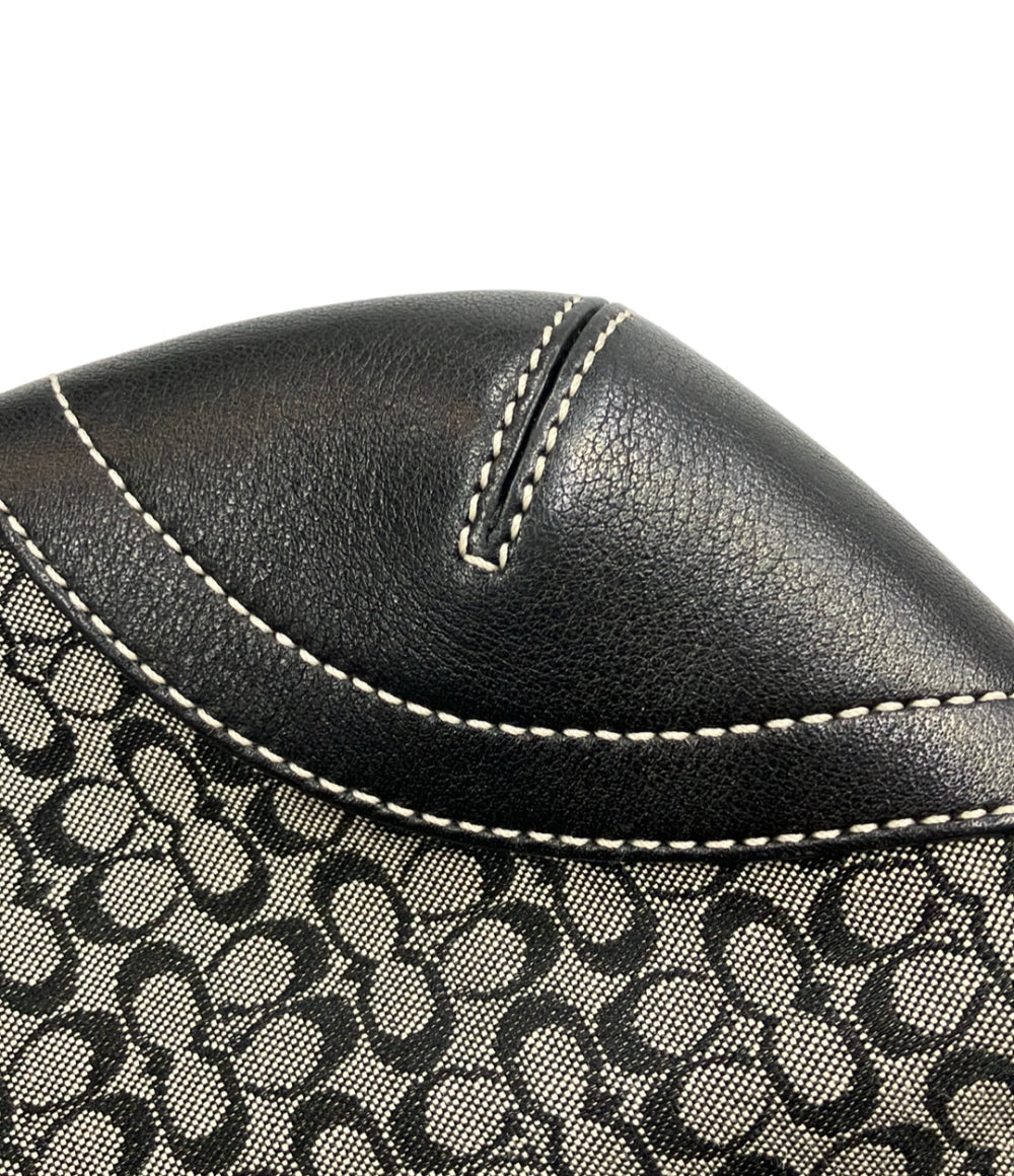 美品 COACH ショルダーバッグ 斜め掛け ミニシグネチャー 6376 レディース コーチ