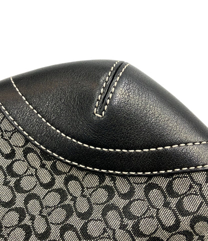 美品 COACH ショルダーバッグ 斜め掛け ミニシグネチャー 6376 レディース コーチ