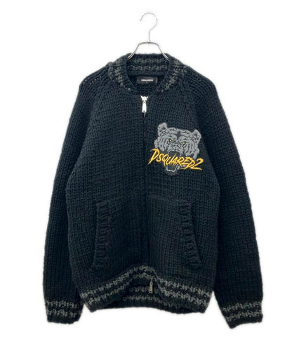 DSQUARED2 ジップアップ ニット ジャケット メンズ SIZE L ディースクエアード