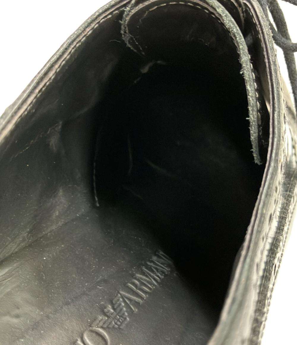 Emporio Armani ドレスシューズ X4C345 XF057 メンズ SIZE 7 (27cm) エンポリオ・アルマーニ