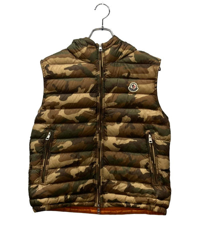 MONCLER ダウンベストPATRICK GILET カモフラ 迷彩 インポート メンズ SIZE 2 (M) モンクレール