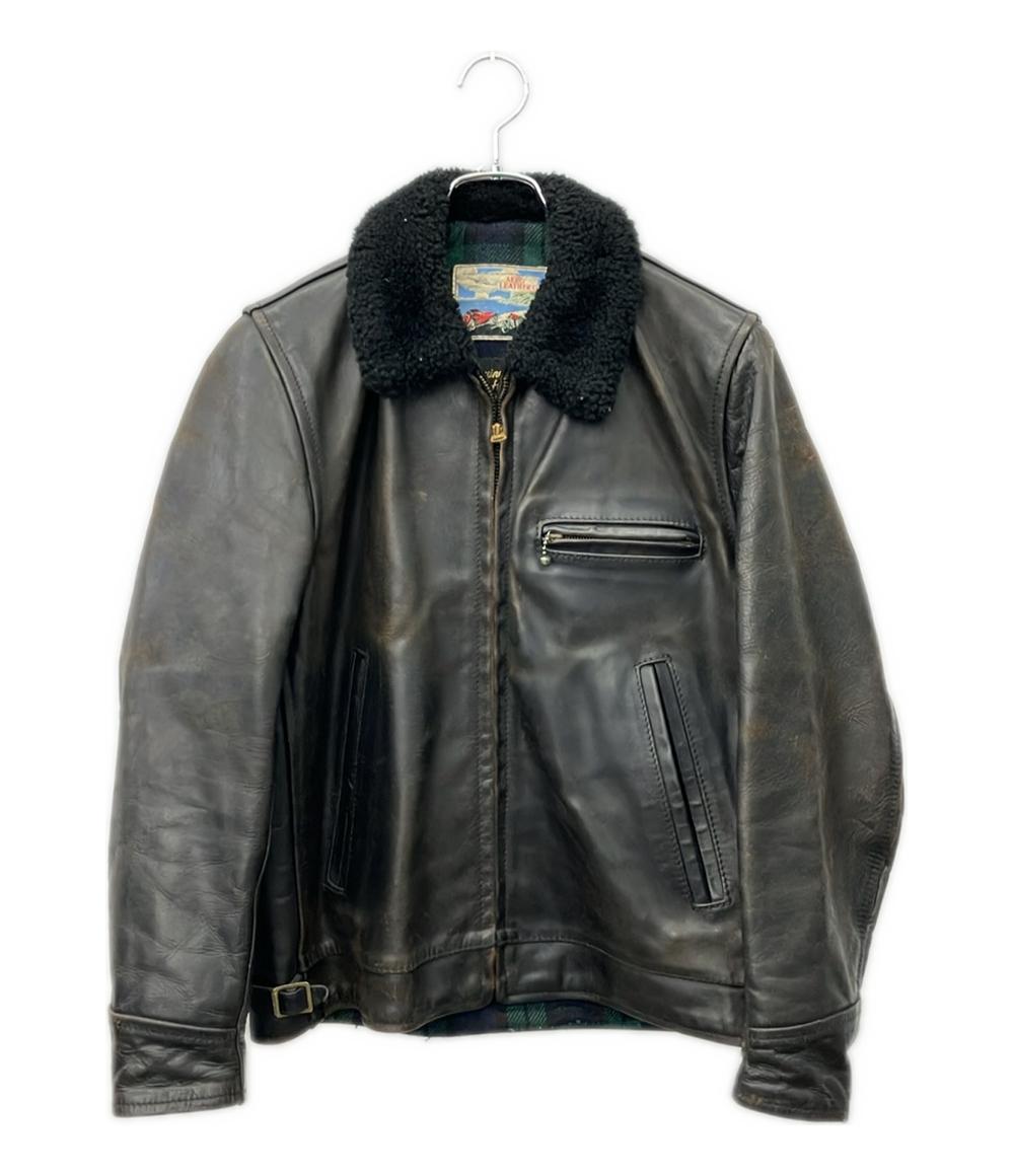 AERO LEATHER シングルライダース ライダースジャケット メンズ エアロレザー