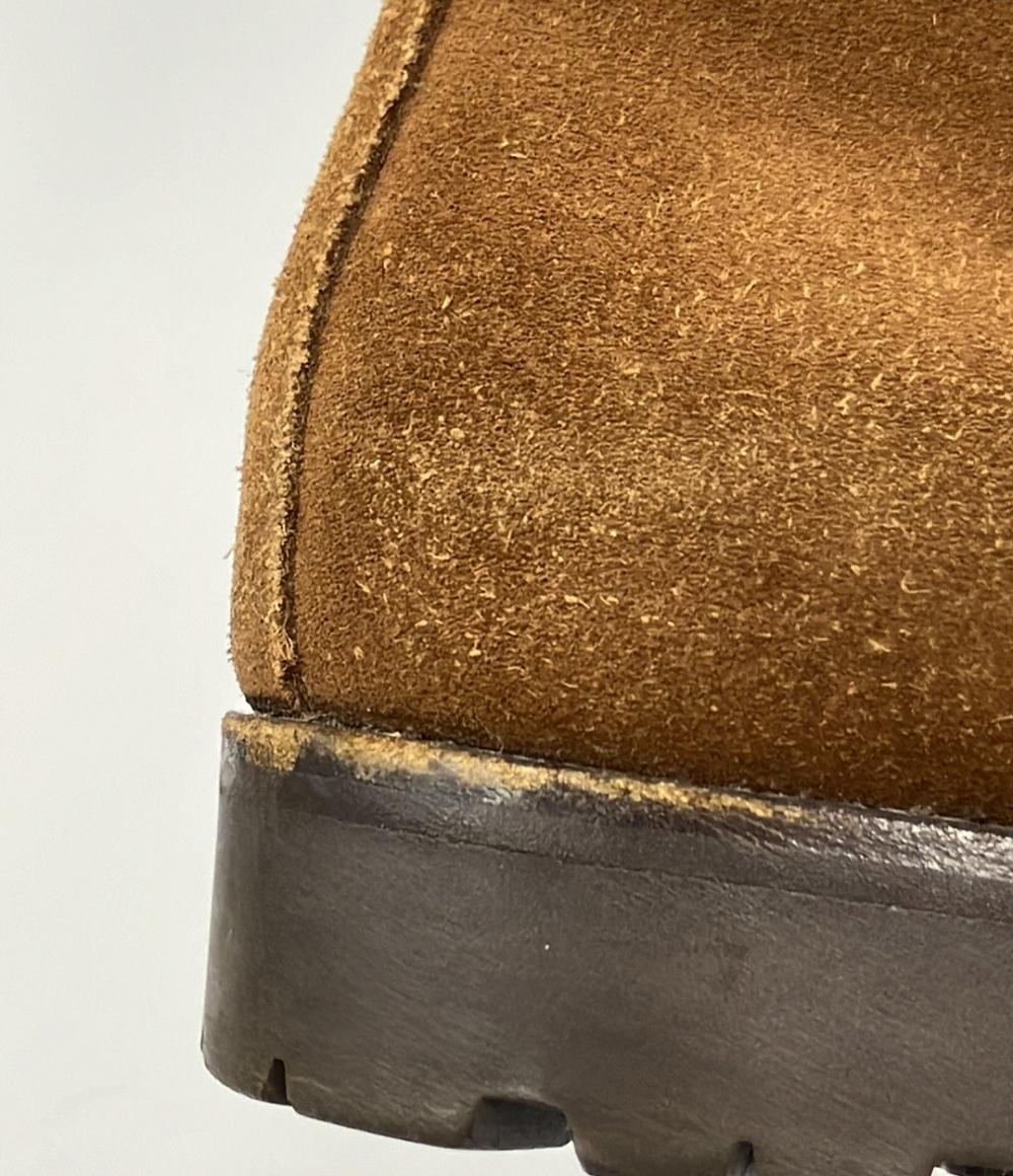 GUCCI  グッチ ビットモカシン 茶色 スエードブーツ  37  ハイカット ホースビット ウィメンズ アンクルブーツ ・ブラウン スエード