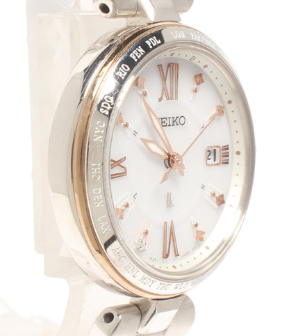 SEIKO 腕時計 電波ソーラー ルキア lK ソーラー 1B35-0AG0 レディース セイコー