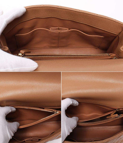 CHANEL 2way ハンドバッグ ショルダーバッグ マトラッセ ゴールド金具 キャビアスキン ココハンドル29 レディース シャネル