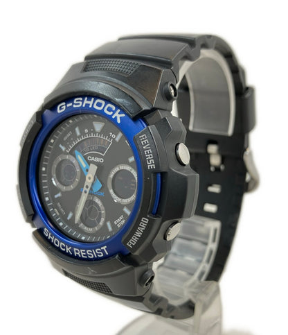 CASIO 腕時計 G-SHOCK クオーツ ブラック AW-591 メンズ カシオ