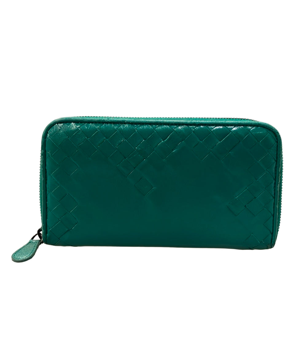 BOTTEGA VENETA ラウンドファスナー長財布 イントレチャート 114076 レディース ボッテガ・ヴェネタ