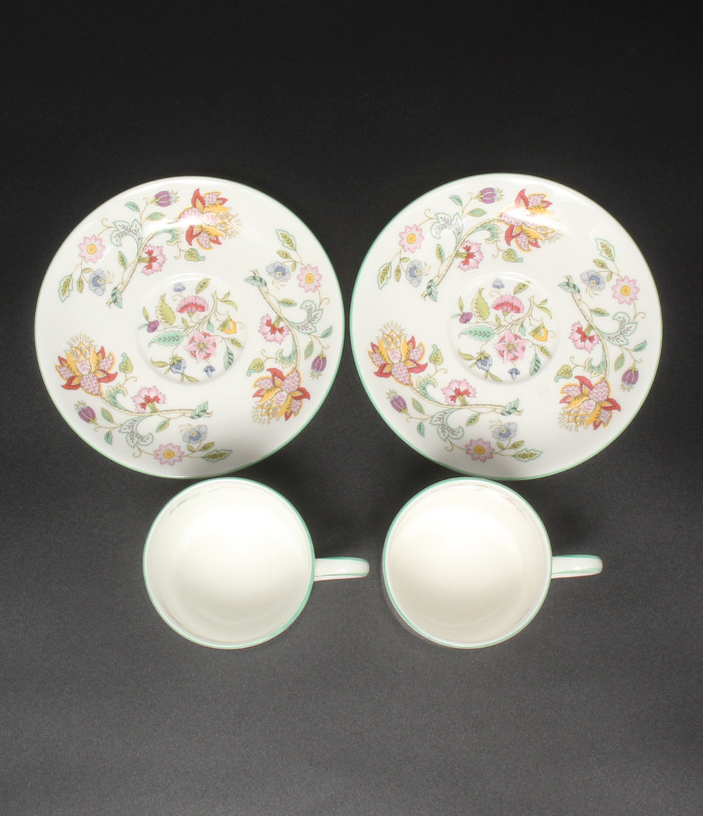 美品 Minton カップ＆ソーサー 2客セット ペア ハドンホール ミントン