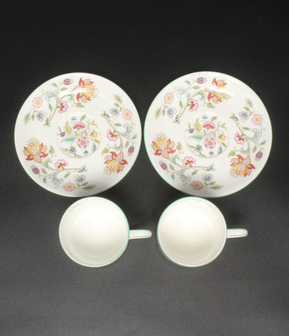美品 Minton カップ＆ソーサー 2客セット ペア ハドンホール ミントン