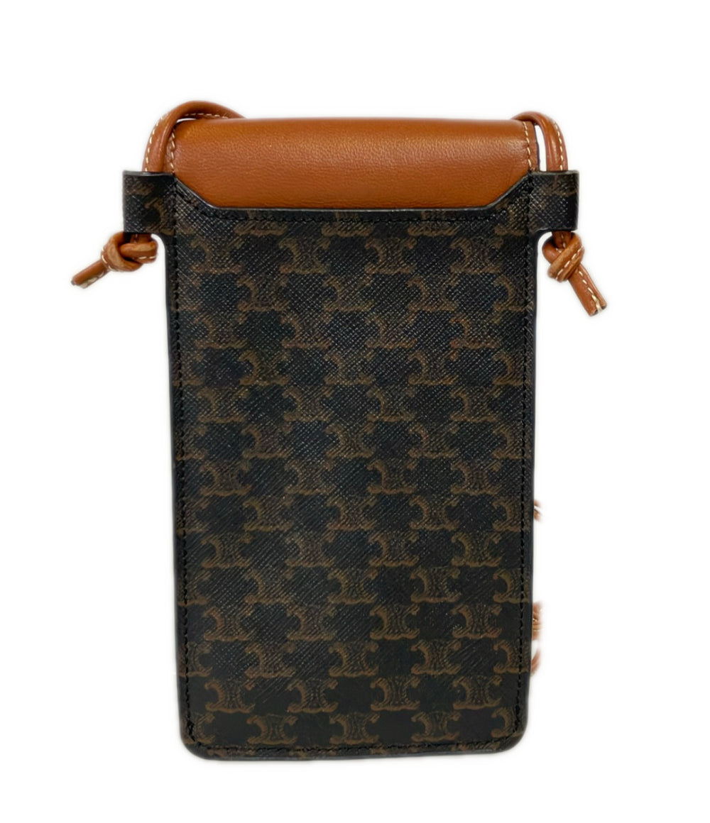 未使用CELINEセリーヌショルダーバッグ トリオンフ フォンポーチ レディース CELINE - 未使用CELINEセリーヌショルダーバッグ トリオンフ フォン