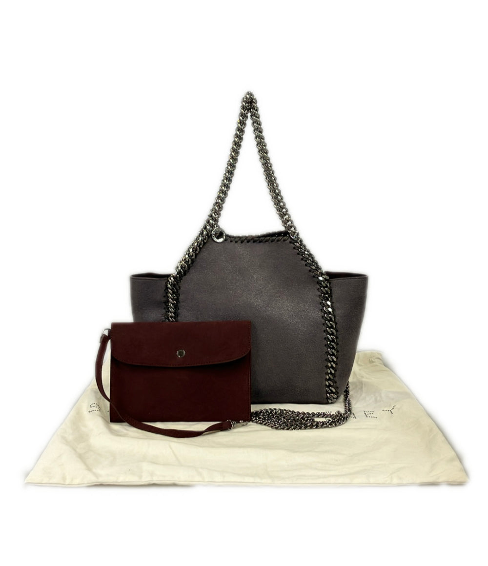 美品 Stella McCartney チェーンハンドバッグ チェーンショルダーバッグ 斜め掛け レディース ステラマッカートニー