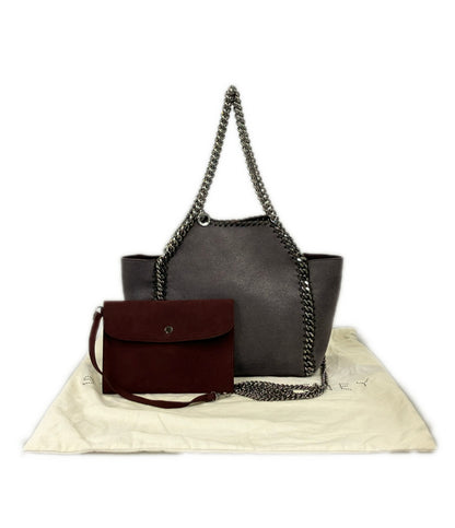 美品 Stella McCartney チェーンハンドバッグ チェーンショルダーバッグ 斜め掛け レディース ステラマッカートニー