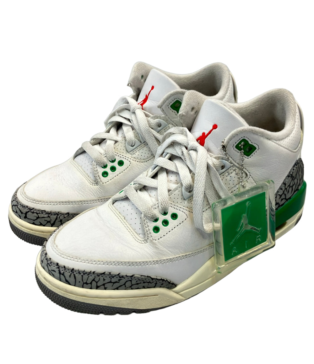 NIKE ミドルカットスニーカー AIR JORDAN 3 RETRO CK9246-136 レディース SIZE 24.5 (L) ナイキ
