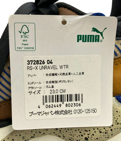 美品 PUMA ローカットスニーカー RS-X アンラベル WTR 372826-04 レディース SIZE 23.0 プーマ