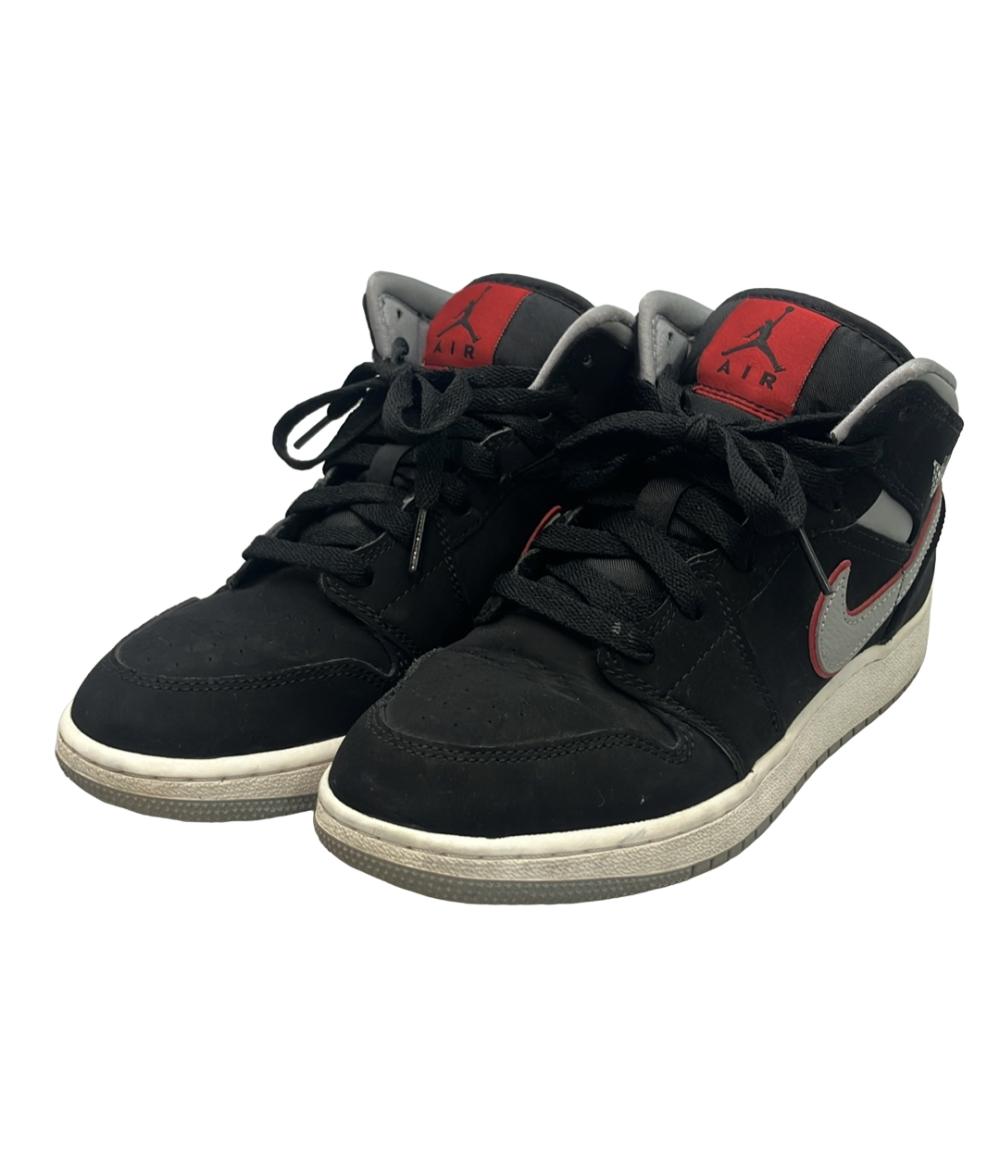NIKE ミドルカットスニーカー エア ジョーダン 1 MID 554725-060 レディース SIZE 23.5 (M) ナイキ