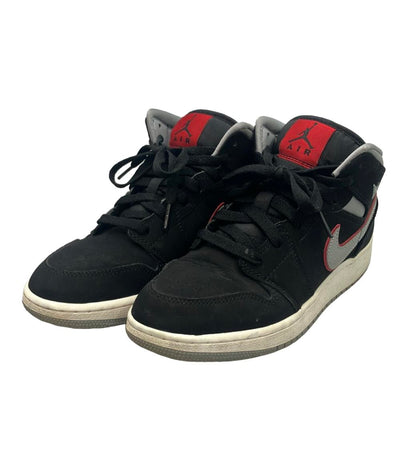 NIKE ミドルカットスニーカー エア ジョーダン 1 MID 554725-060 レディース SIZE 23.5 (M) ナイキ
