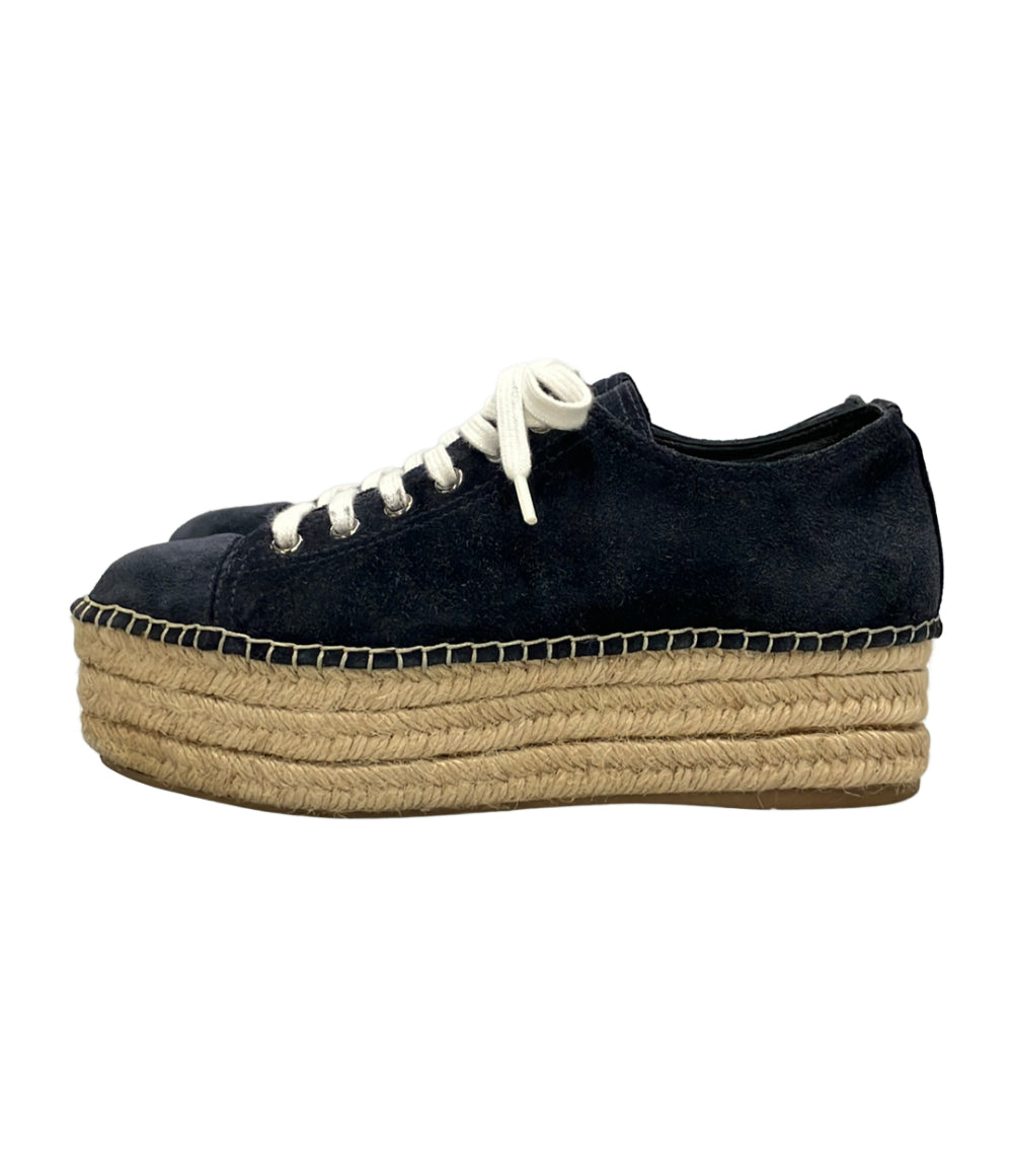 Miu Miu エスパドリーユ レースアップスニーカー 厚底 レディース SIZE 36 (23cm) ミュウ ミュウ