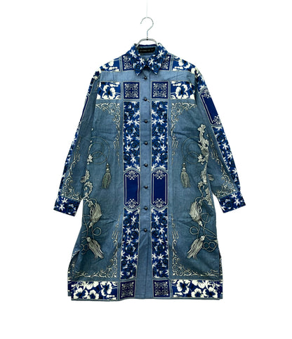 美品 ETRO 長袖シャツワンピース ペイズリー柄 レディース SIZE 40 (M) エトロ