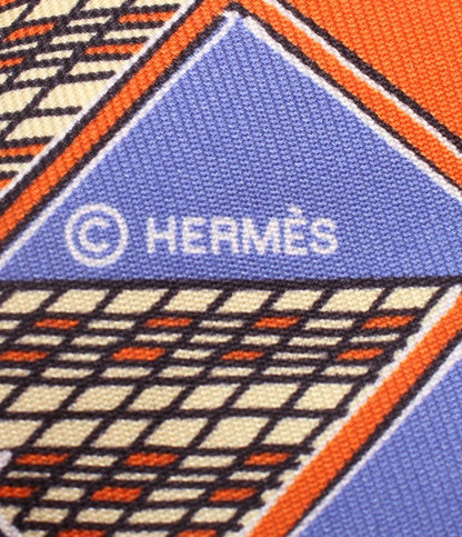美品 エルメス ツイリー スカーフ シルク100% PANTIN CITY レディース HERMES