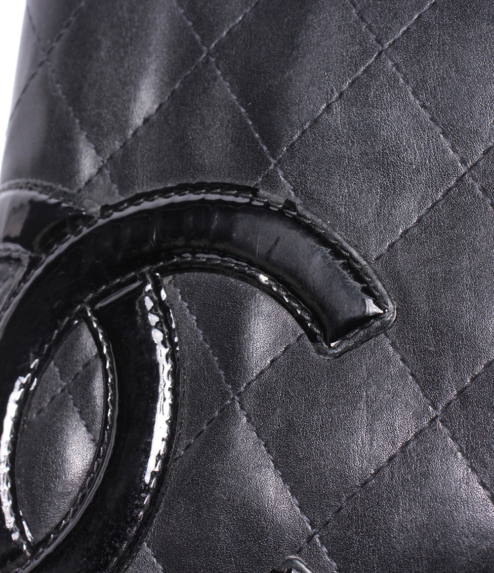 CHANEL 長財布 オーガナイザー シルバー金具 14番台 カンボン レディース シャネル