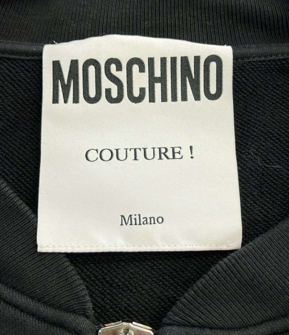 美品 モスキーノ ジップアップスウェット レディース SIZE 50 (XL) MOSCHINO