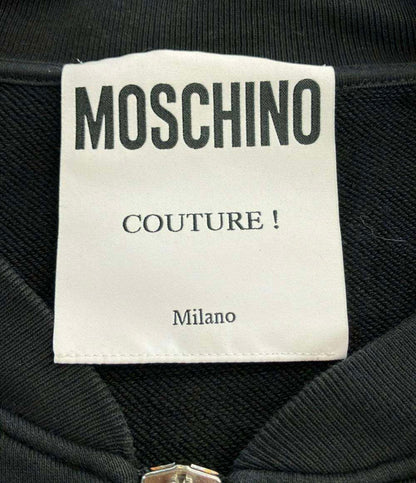 美品 モスキーノ ジップアップスウェット レディース SIZE 50 (XL) MOSCHINO