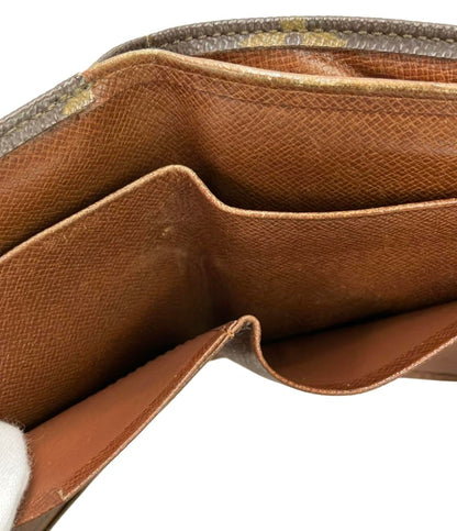 LOUIS VUITTON ダブルホック 二つ折り財布 モノグラム ポルトモネ ビエ M61660 レディース ルイ・ヴィトン