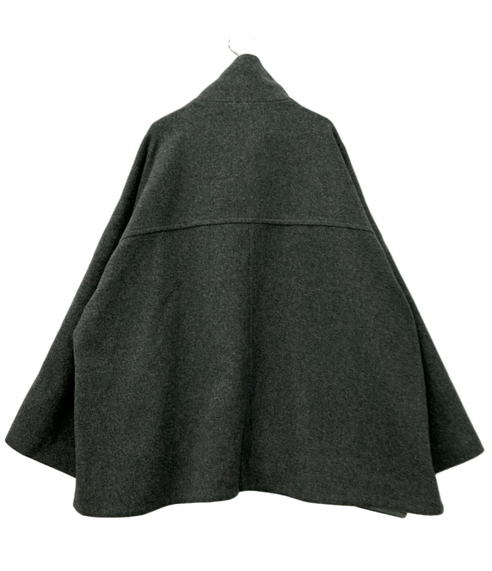 ELENDEEK ショートコート ケープスタンドカラー 24AW ウール レディース SIZE F (M) エレンディーク