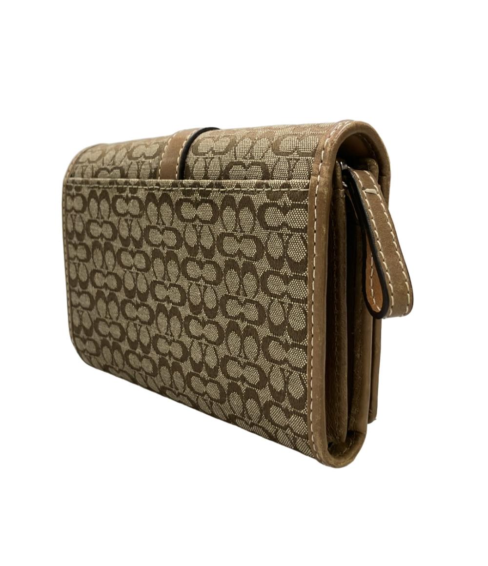 COACH 二つ折り財布 ミニシグネチャー レディース コーチ