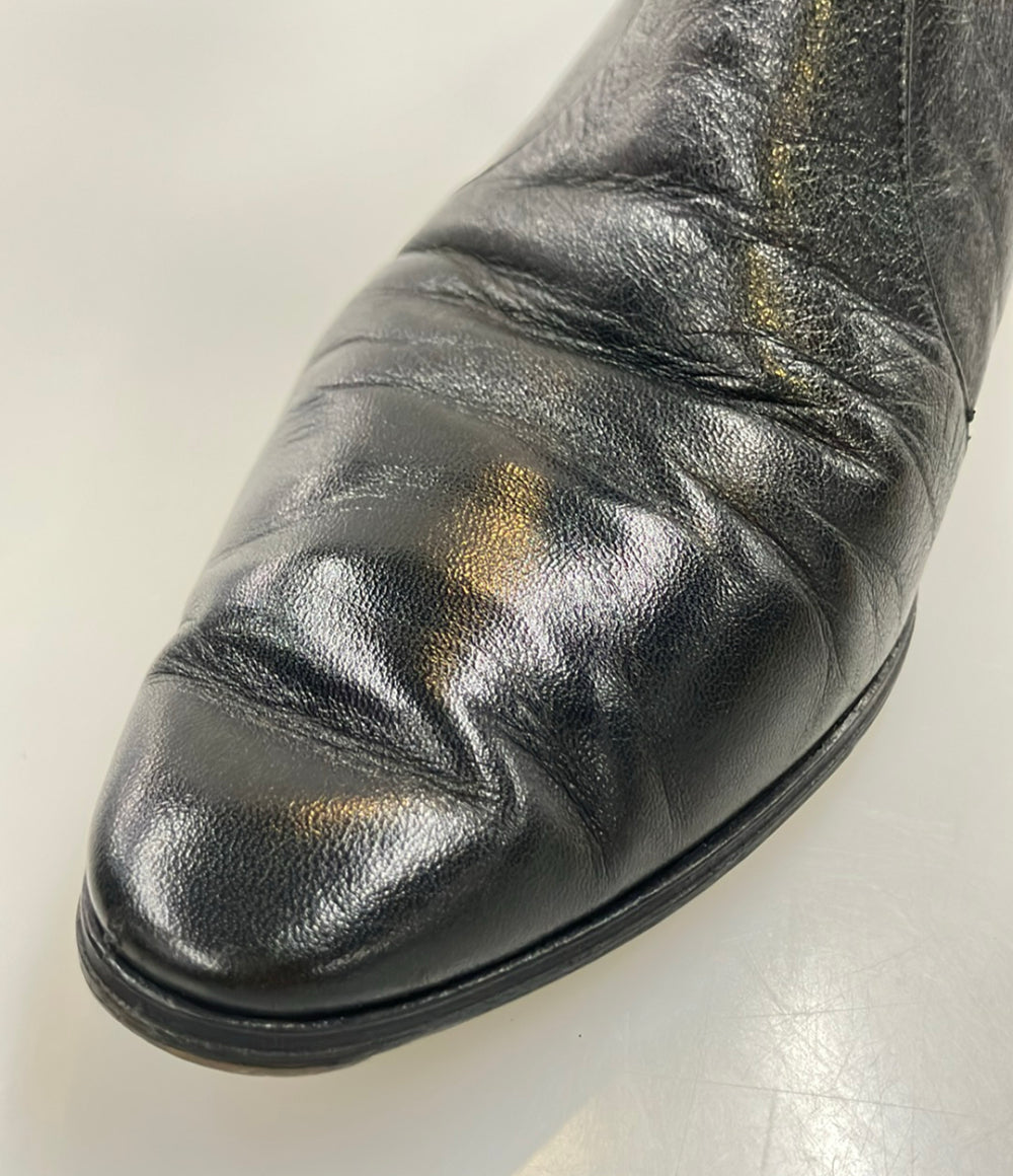 SAINT LAURENT ショートブーツ サイドジップ レディース SIZE 39 1/2 サンローラン