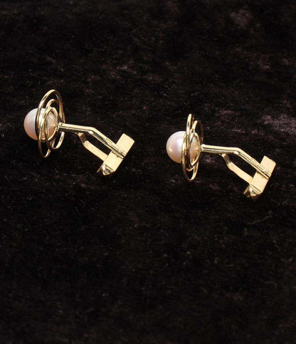 美品 タイピン カフス K18 パール 2点セット メンズ