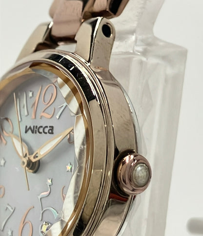 CITIZEN 腕時計 ウィッカ wicca ソーラー シェル E031-R004638 レディース シチズン