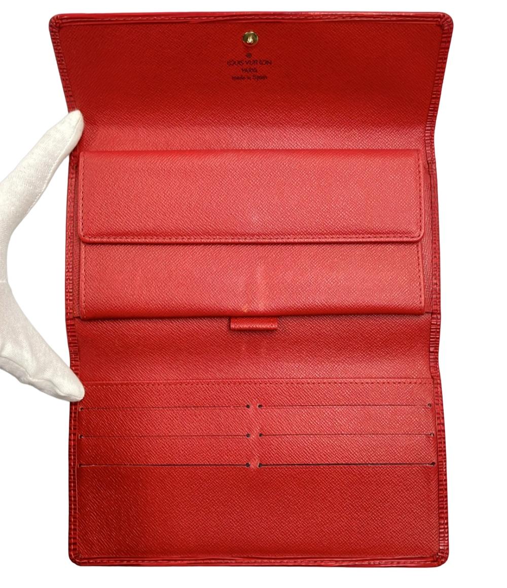 美品 ルイヴィトン エピ ポルトトレゾール 長財布 ブラック M63387 LOUIS VUITTON 長財布 ポルトトレゾール インターナショナル エピ