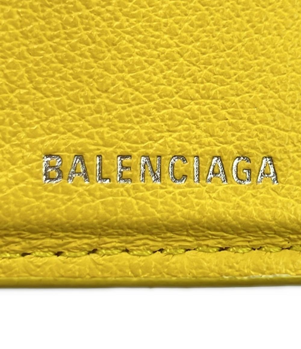 BALENCIAGA 三つ折り財布 レザー ペーパーミニ 391446 7155 レディース バレンシアガ