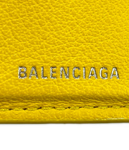 BALENCIAGA 三つ折り財布 レザー ペーパーミニ 391446 7155 レディース バレンシアガ