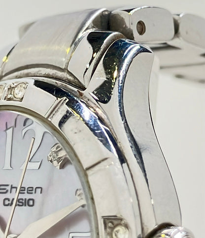 CASIO 腕時計 シーン Sheen クオーツ シェル SHN-4019 レディース カシオ