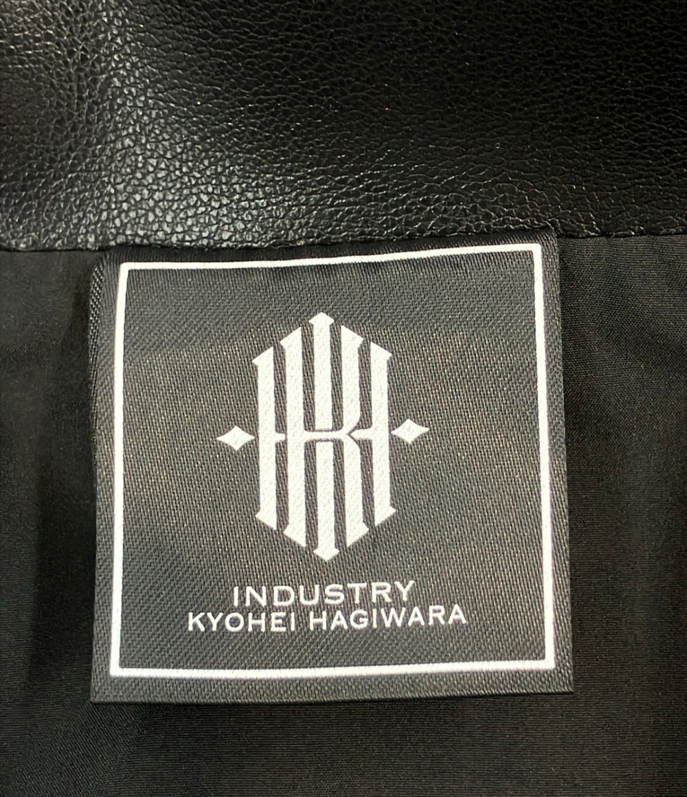 美品 KHI (KH INDUSTRY フェイクレザージャケット メンズ SIZE L ケーエイチインダストリー
