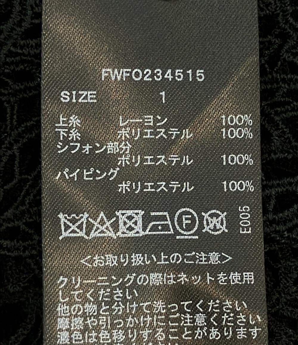フレイアイディー リーフレースパネルワンピース ペチコート付き レディース SIZE 1 (S) FRAY I.D