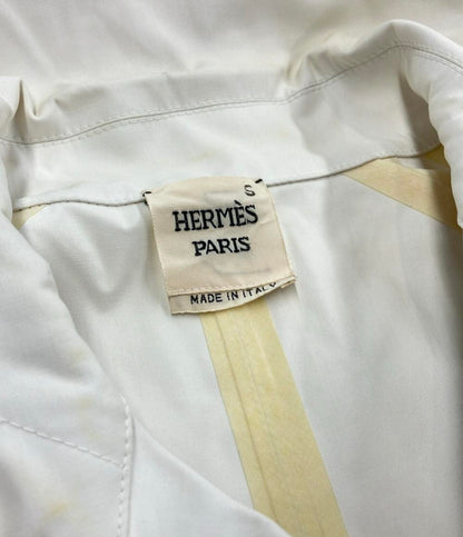 エルメス トレンチコート 透明ロゴボタン レディース SIZE 42 (M) HERMES