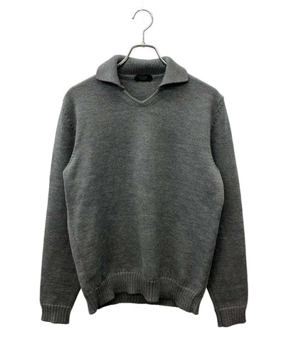 ZANONE 長袖ニット スキッパー ミドルゲージ  ウール メンズ SIZE 50 (XL) ザノーネ